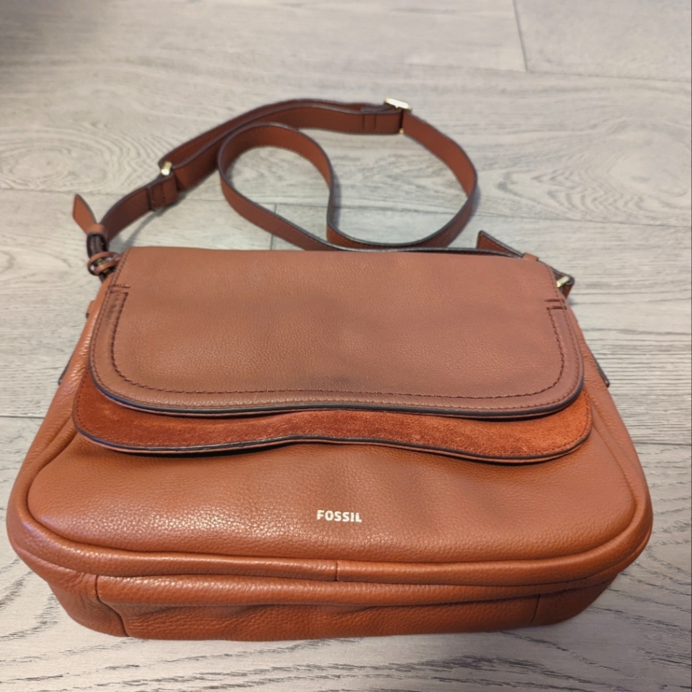 Fossil Double Flap Peyton Large Crossbody Bag
